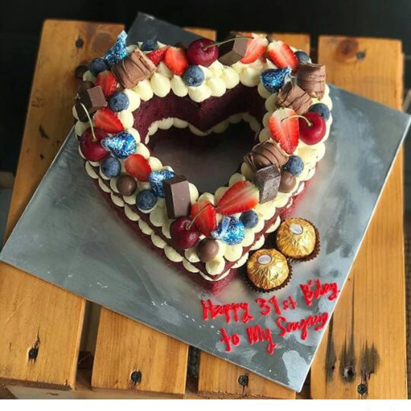 Love Monogram Cake (Negeri Sembilan Delivery)