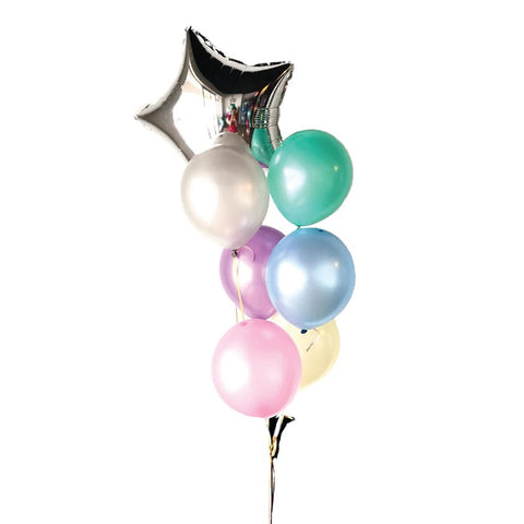 Metallic Latex  balloon Bunch