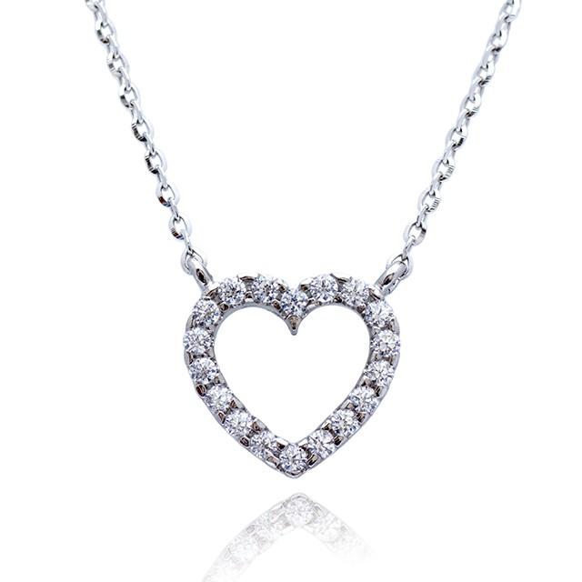 Kelvin Gems My Heart Pendant Necklace Made with Swarovski Zirconia ...