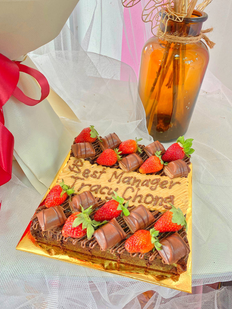 Rose & Brownies (Penang Delivery Only) Giftr Malaysia's Leading