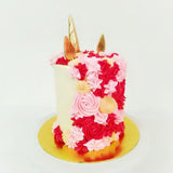 Red Unicorn Cake