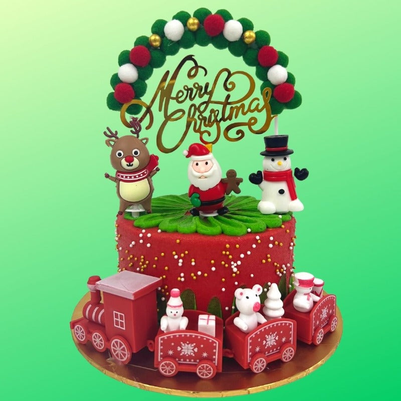 North Pole Train Cake Christmas| Klang Valley Delivery | Giftr ...