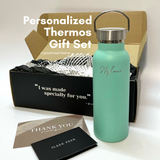 Premium Personalized Thermos Gift Set (Nationwide Delivery)