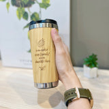 Mother's Day 2024 Personalised Bamboo Coffee Mug (Nationwide Delivery)
