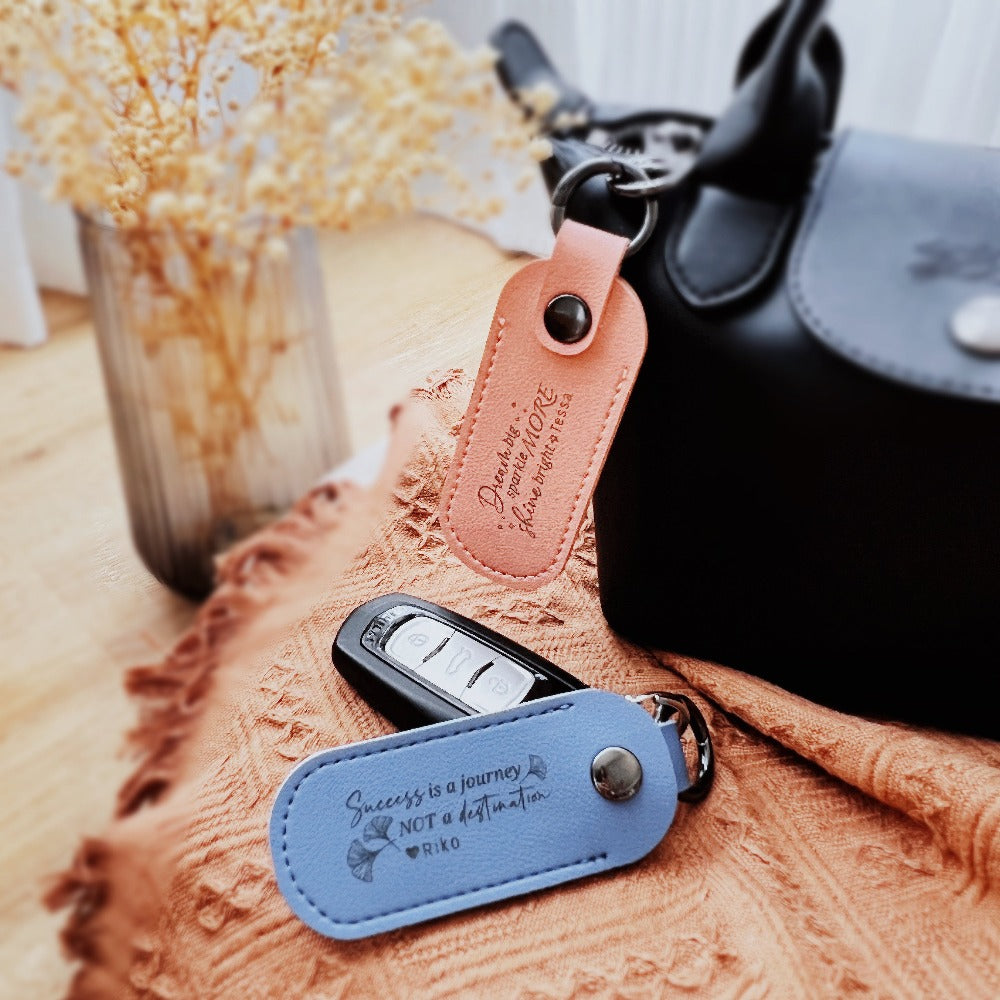 Personalised PU Keychain Pouch (Set of 2) (Nationwide Delivery) | Giftr ...