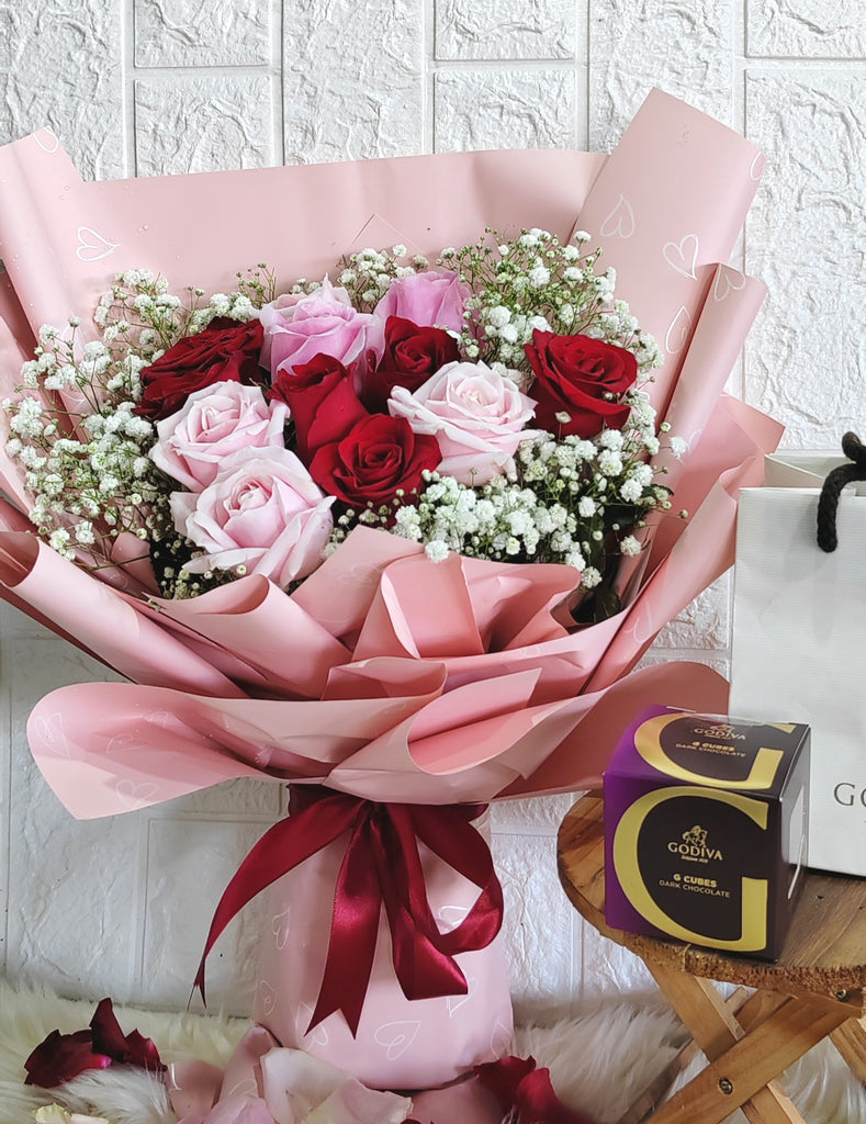 Romance Flower Bouquet Set 2 (Klang Valley Delivery Only) Giftr