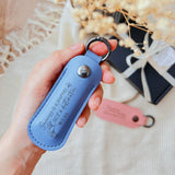 Personalised PU Keychain Pouch (Set of 2)  (Nationwide Delivery)