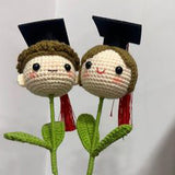 Handmade Crochet Graduation Doll