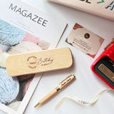 Personalised Wood Pen & Case - Father's Day Flowers & Gifts 2026