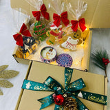 Scented Candle Tin & Gingerbread Cookies Gift Set (Klang Valley Delivery)