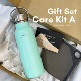 [Care Kit A] Personalized Thermos with Silicone Mask Keeper (Nationwide Delivery)