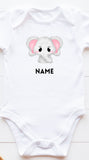 Personalised Romper / Kids Tee - Elephant (Nationwide Delivery)