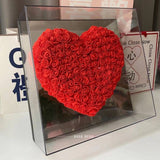 Artificial Heartshape Acrylic Box