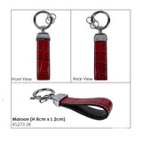 Leather Keychain (H:8 X W:2cm) (Nationwide Delivery)