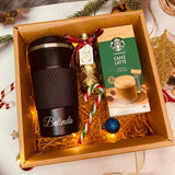 "Chill and Travel" Personalised Travel Mug Tumbler Gift Box Set (Klang Valley Delivery)