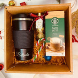 "Chill and Travel" Personalised Travel Mug Tumbler Gift Box Set (Klang Valley Delivery)