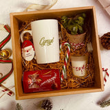 "Warm and Cozy" Personalised Ceramic Cup Mug Gift Box Set (Klang Valley Delivery)