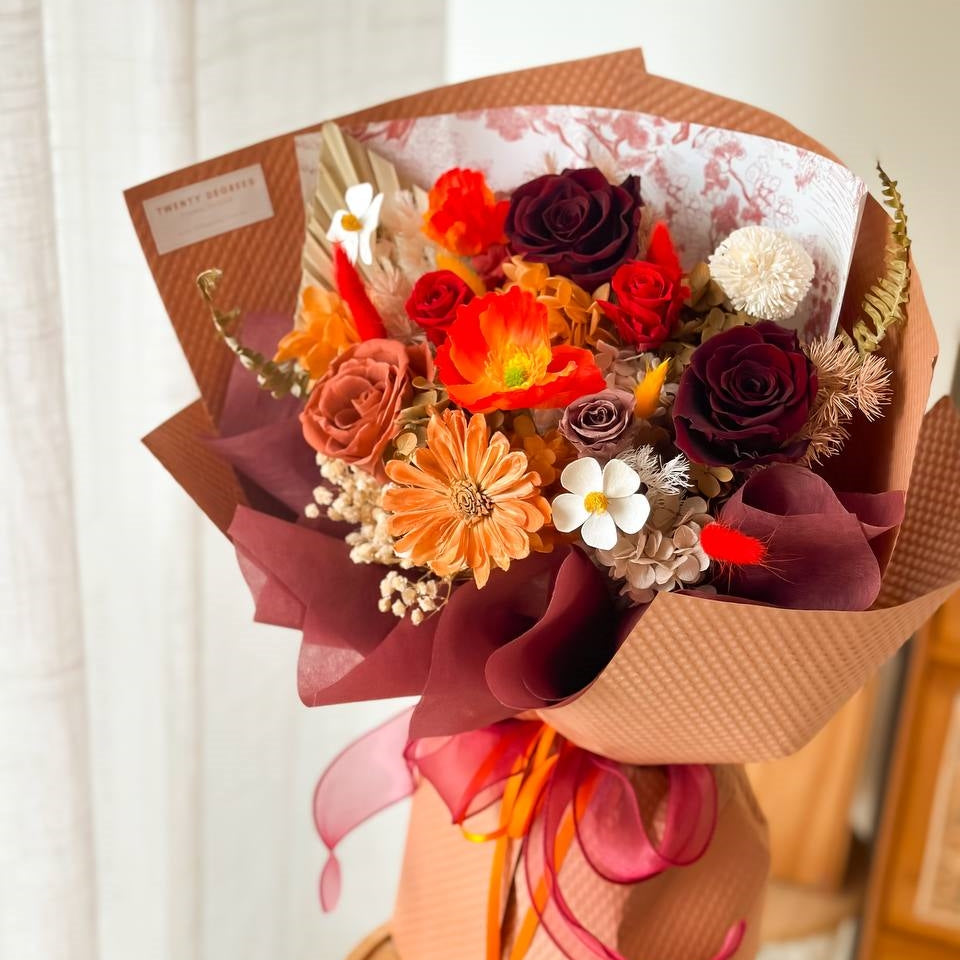 Danna Preserved Flower Bouquet (Klang Valley Delivery) Giftr
