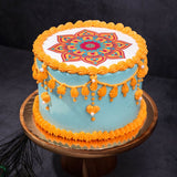 Mandala Theme Cake (Deepavali 2023) | (Klang Valley Delivery)