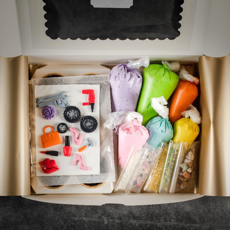 Car + Fashion Accessories DIY Cupcake Kit (Klang Valley Deliv