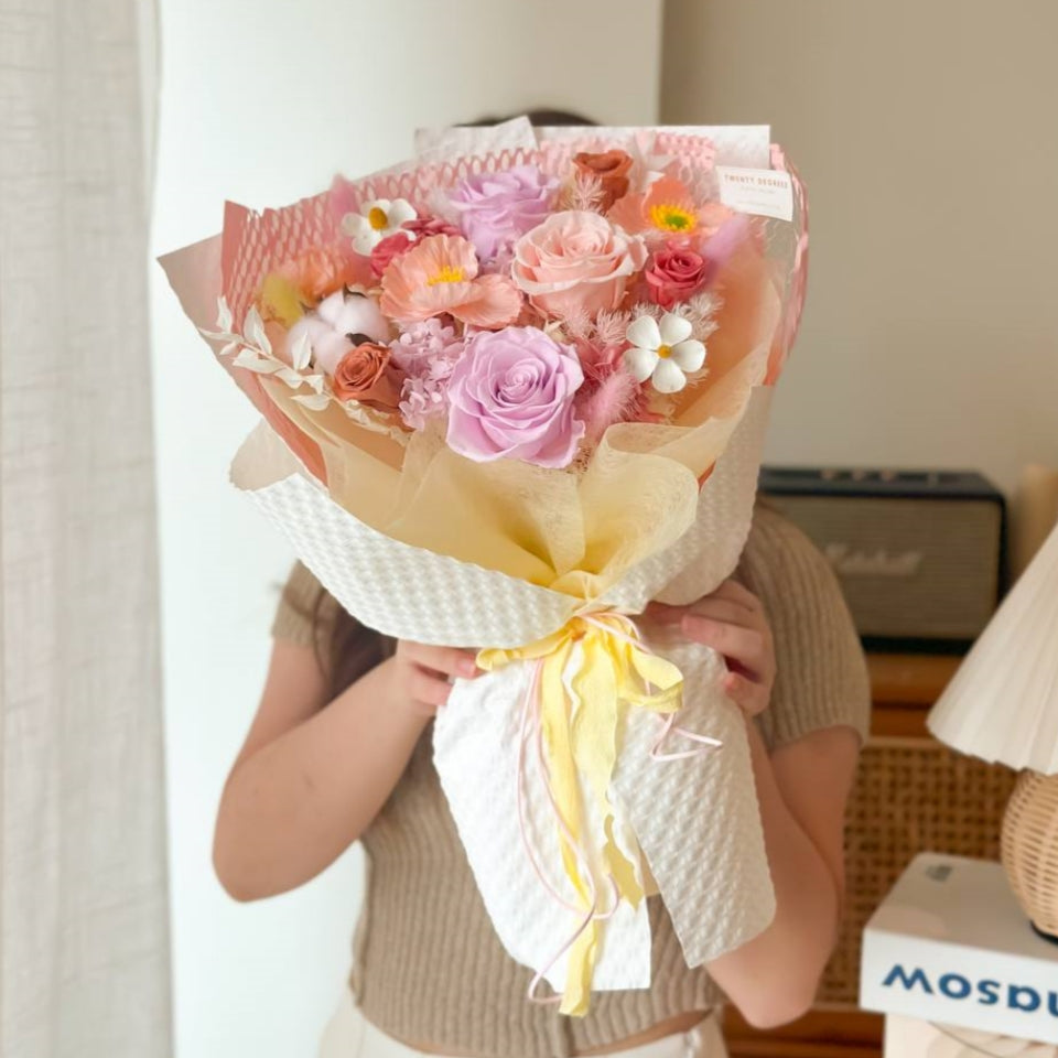 Mariah Preserved Flower Bouquet (Klang Valley Delivery) Giftr