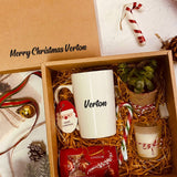 "Warm and Cozy" Personalised Ceramic Cup Mug Gift Box Set (Nationwide Delivery)