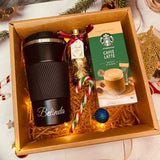 "Chill and Travel" Personalised Travel Mug Tumbler Gift Box Set (Nationwide Delivery)