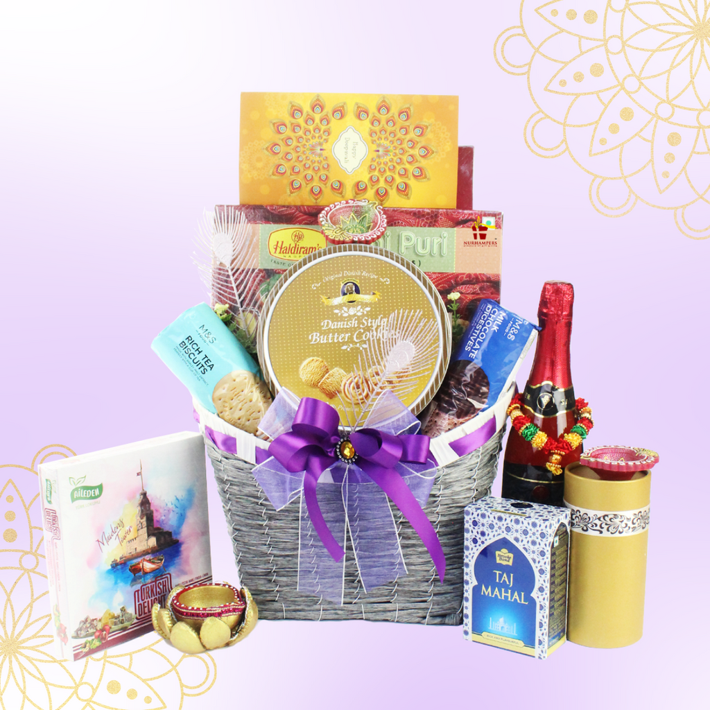 Handmade Diwali Gift Hamper With Haldiram Milk Cake Besan Ladoo Kaju Katli  Diya. A Festive Gift Box With Popular Indian Sweets Boxed Treatz - Etsy  India
