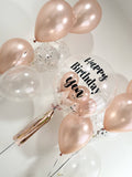 Rose gold theme Bubble Balloon package