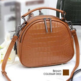 Leather Circle Sling Bag (Nationwide Delivery)
