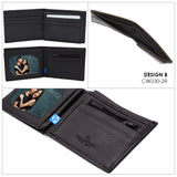 Leather Bifold Energy Wallet With Mid Flip-15 Slots (Nationwide Delivery)