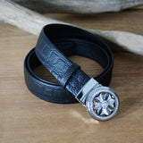 Automatic Buckle Men's Leather Belt Option 16 (Nationwide Delivery)