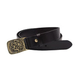 Plaque Buckle Men's Leather Belt Option 3 (Nationwide Delivery)