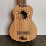 Personalised 21 Inch Soprano Ukulele (Okoume Wood) | Nationwide Delivery