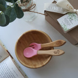 Personalised Baby Bowl and Utensils Set (Nationwide Delivery)