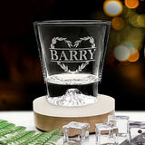 Personalised Name Engraved Mount Fuji Whisky Glass (Nationwide Delivery)