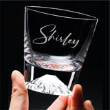 Personalised Name Engraved Mount Fuji Whisky Glass (Nationwide Delivery)