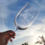 Personalised Name Engraved Wine Glass (Nationwide Delivery)