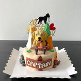 Pet Birthday Cake - Camping Theme (Klang Valley Delivery)
