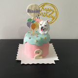 Pet Birthday Cake - Macaron Theme (Klang Valley Delivery)