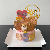 Pet Birthday Cake - Pomeranian Theme (Klang Valley Delivery)