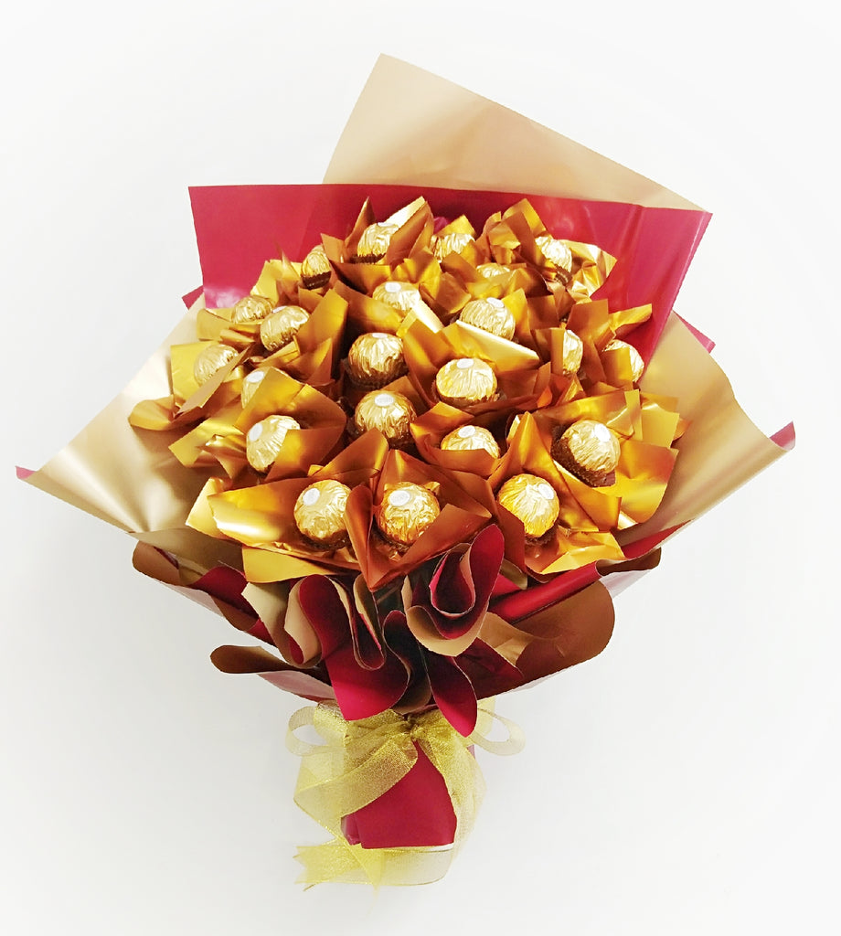 Premium Ferrero Rocher Chocolate Bouquet (Klang Valley Delivery Only)