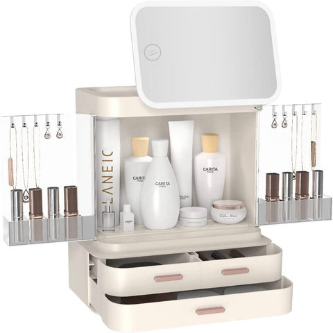 Personalised Premium Cosmetic Storage Box with Mirror (West Malaysia Delivery Only)