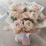 Quicksand Rose Flower Bouquet (Negeri Sembilan / KL & Selangor Delivery)