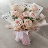 Quicksand Rose Flower Bouquet (Negeri Sembilan / KL & Selangor Delivery)