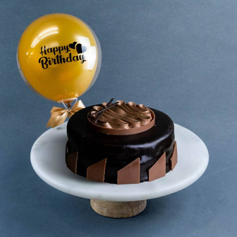 Chocolate Indulgence Cake 6 + Balloon (Klang Valley Delivery Only)