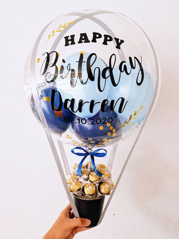 Hot Air Balloon Chocolate Box (15 Ferrero Rocher)