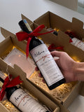 Mini Red Wine (375ml) Gift Set with Personalised Name and Message (West Malaysia Delivery)