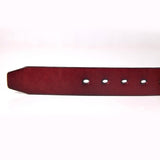 Men's Leather Belt With Gold Buckle (Nationwide Delivery)