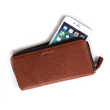 Leather Long Clutch Wallet (Nationwide Delivery)